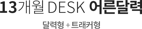 13개월 DESK 어른달력 달력형 + 트래커형